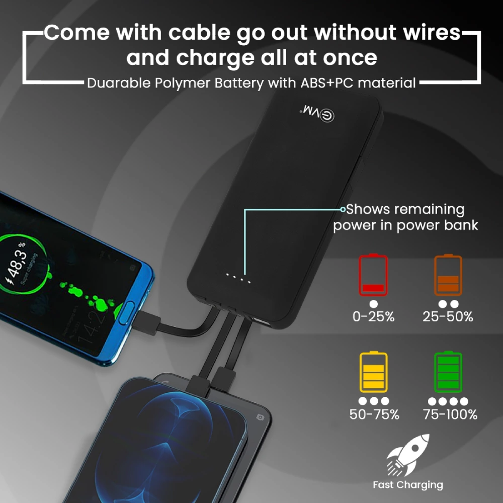 EVM Power Bank 10000 mAh (Encase P0077) view 5